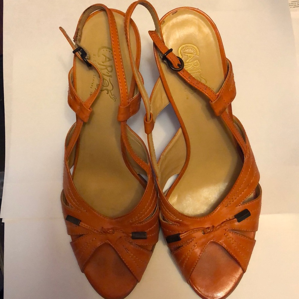 Orange Carlos Sandals